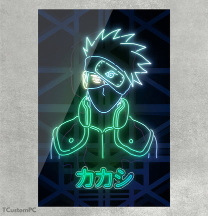 Pintura do Professor Ninja Kakashi