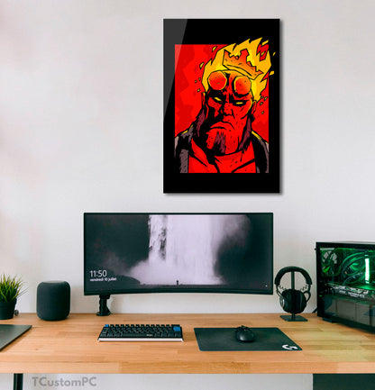 Pintura notória de HellBoy