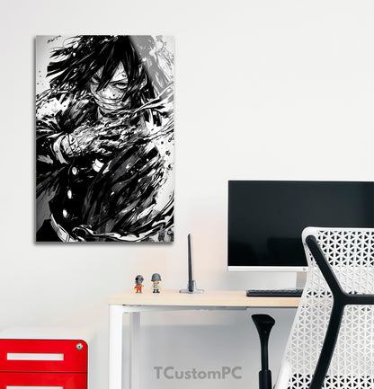 Wall Art Obanai Black Paint