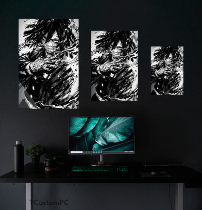 Wall Art Obanai Black Paint