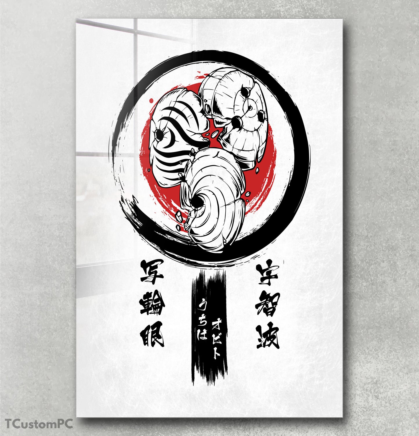 Obito mask Japainase Style painting