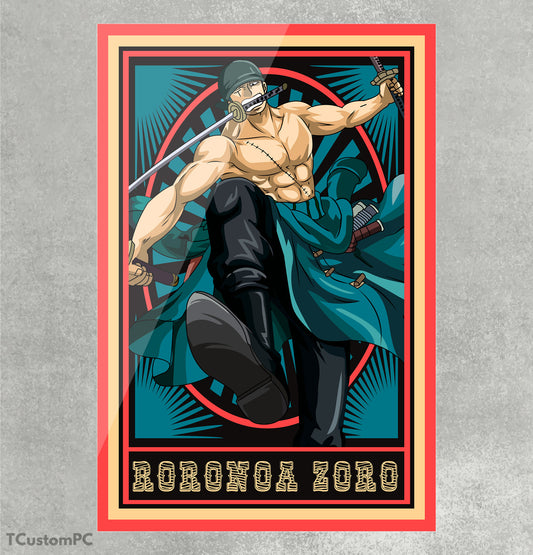 Cuadro One piece anime - Roronoa Zoro