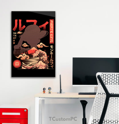 Wall Art de One piece, Luffy "Pirate King"