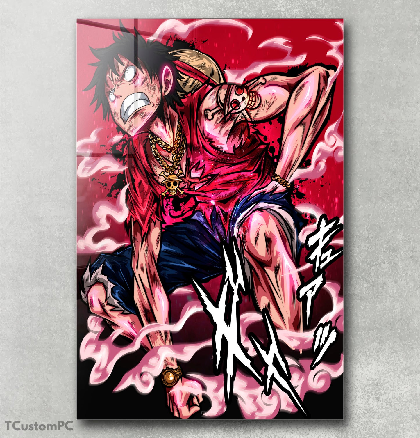 Wall Art de One piece, luffy "King of the Pirates"