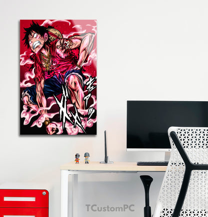 One piece painting, luffy "King of the Pirates"