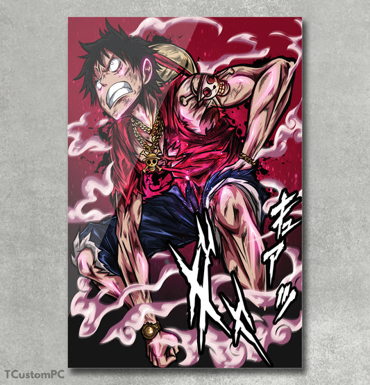 Cuadro de One piece, luffy "King of the Pirates"