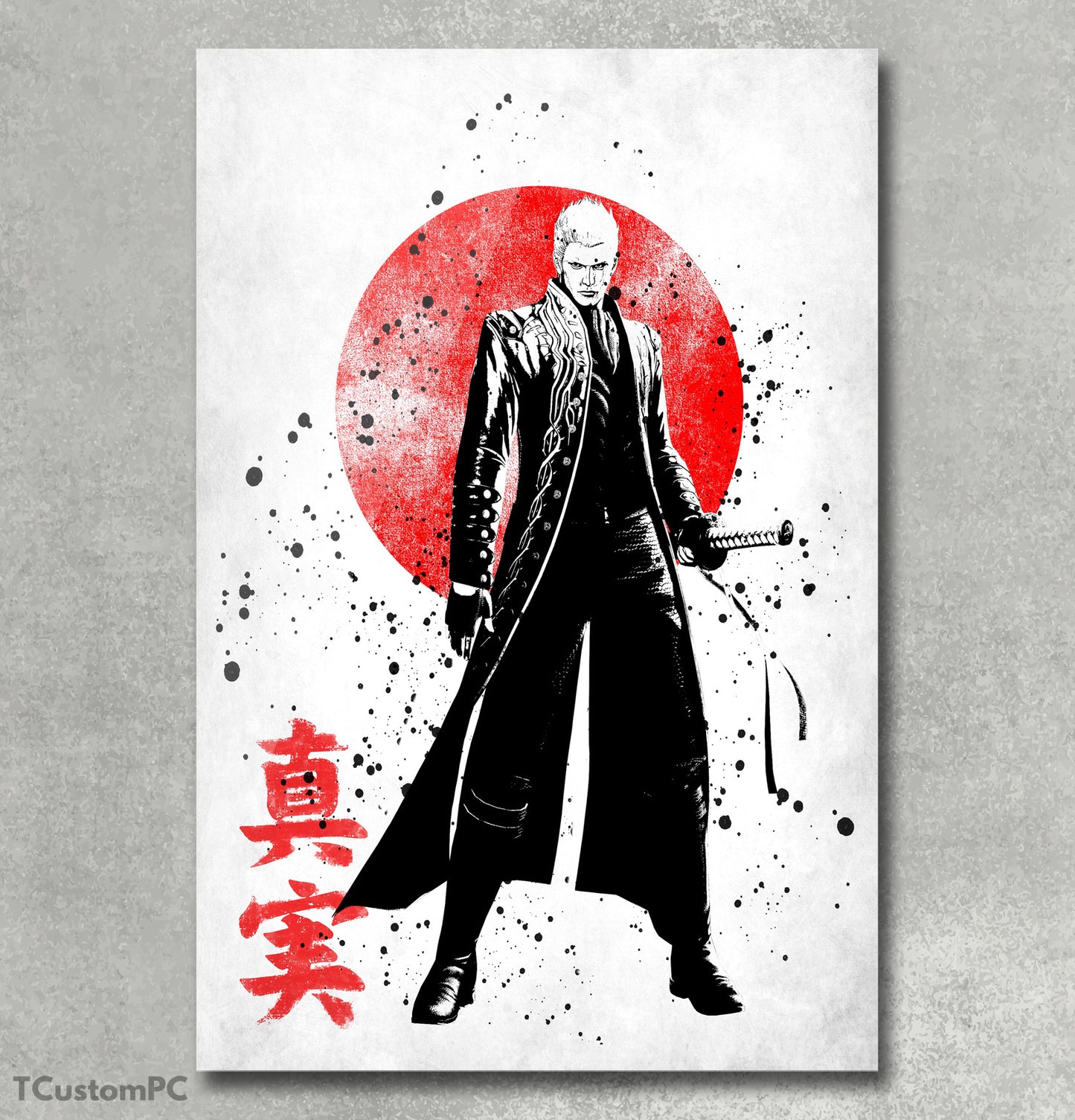 Oni 18 Vergil Devil May Cry 3 pintura