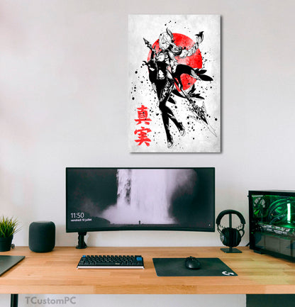 Pintura Oni 74 Genshin Impact Shenhe