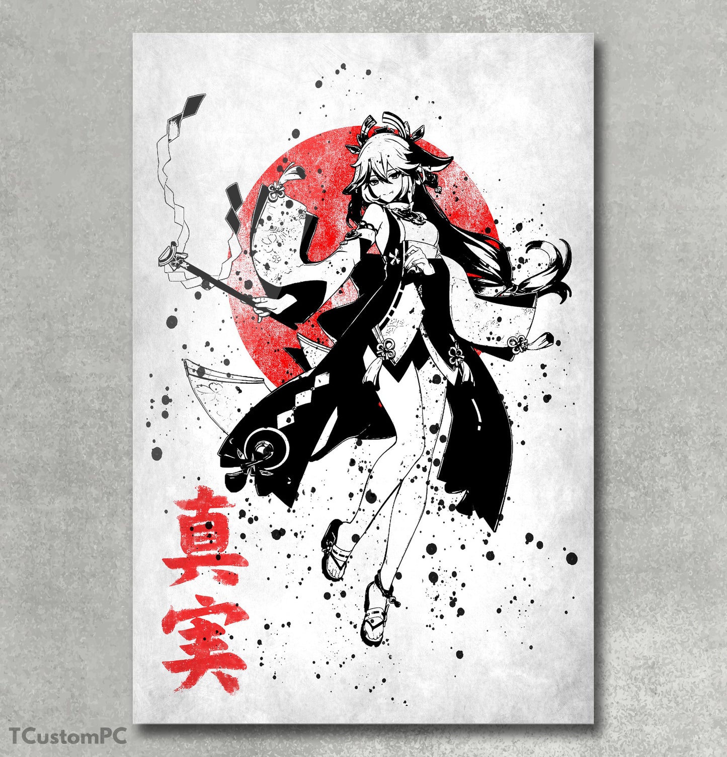 Pintura Oni 76 Genshin Impact Yae Miko