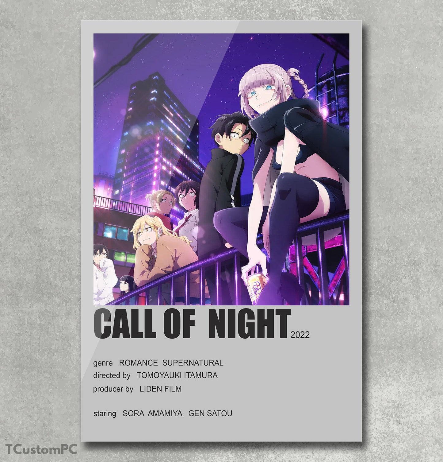 Cuadro POSTER Collection Call of night