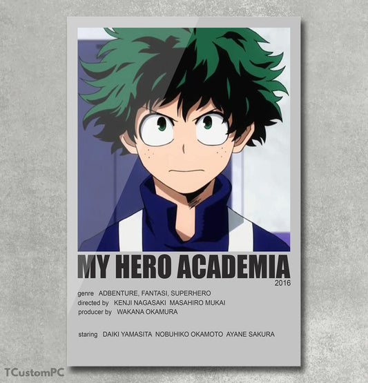 POSTER Collection My Hero Academia painting