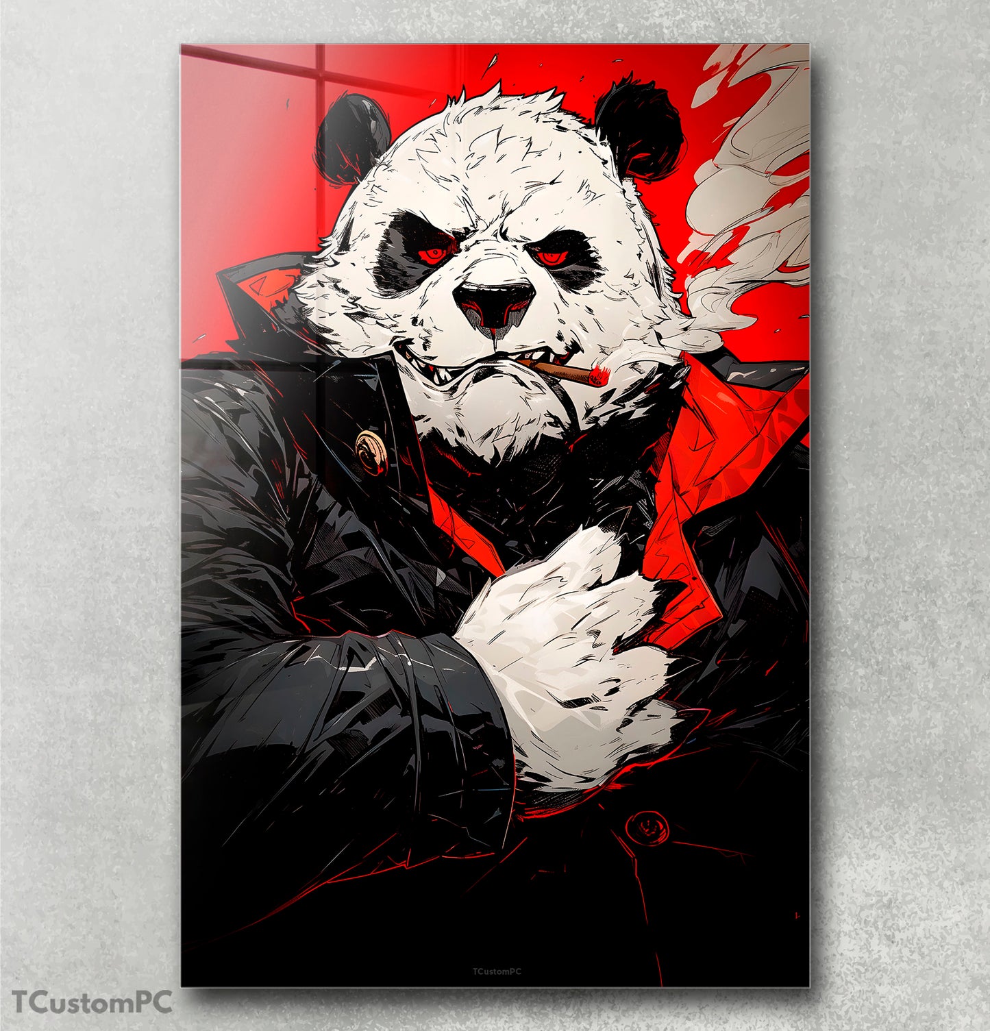 Cuadro Panda Vector