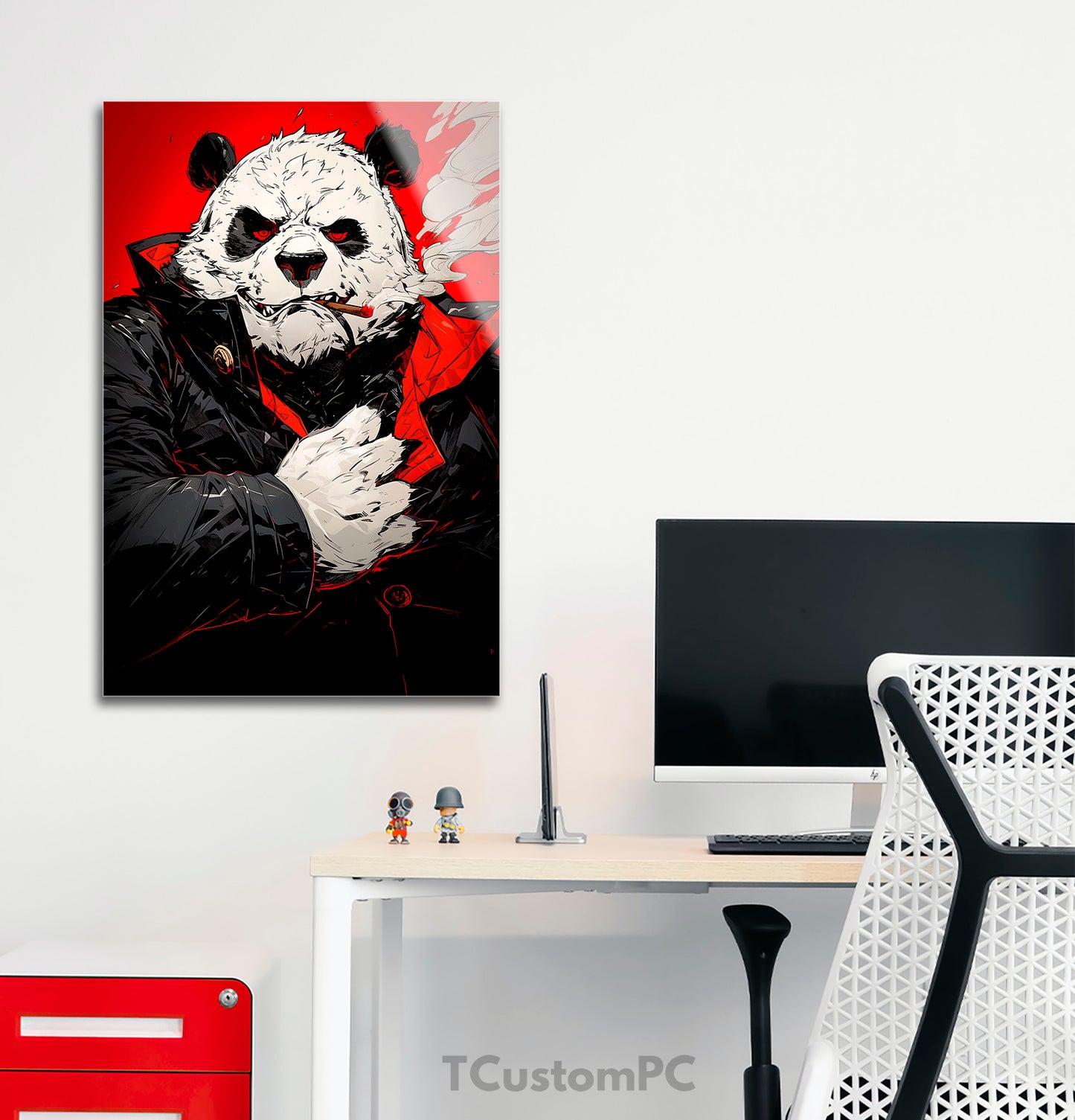 Cuadro Panda Vector