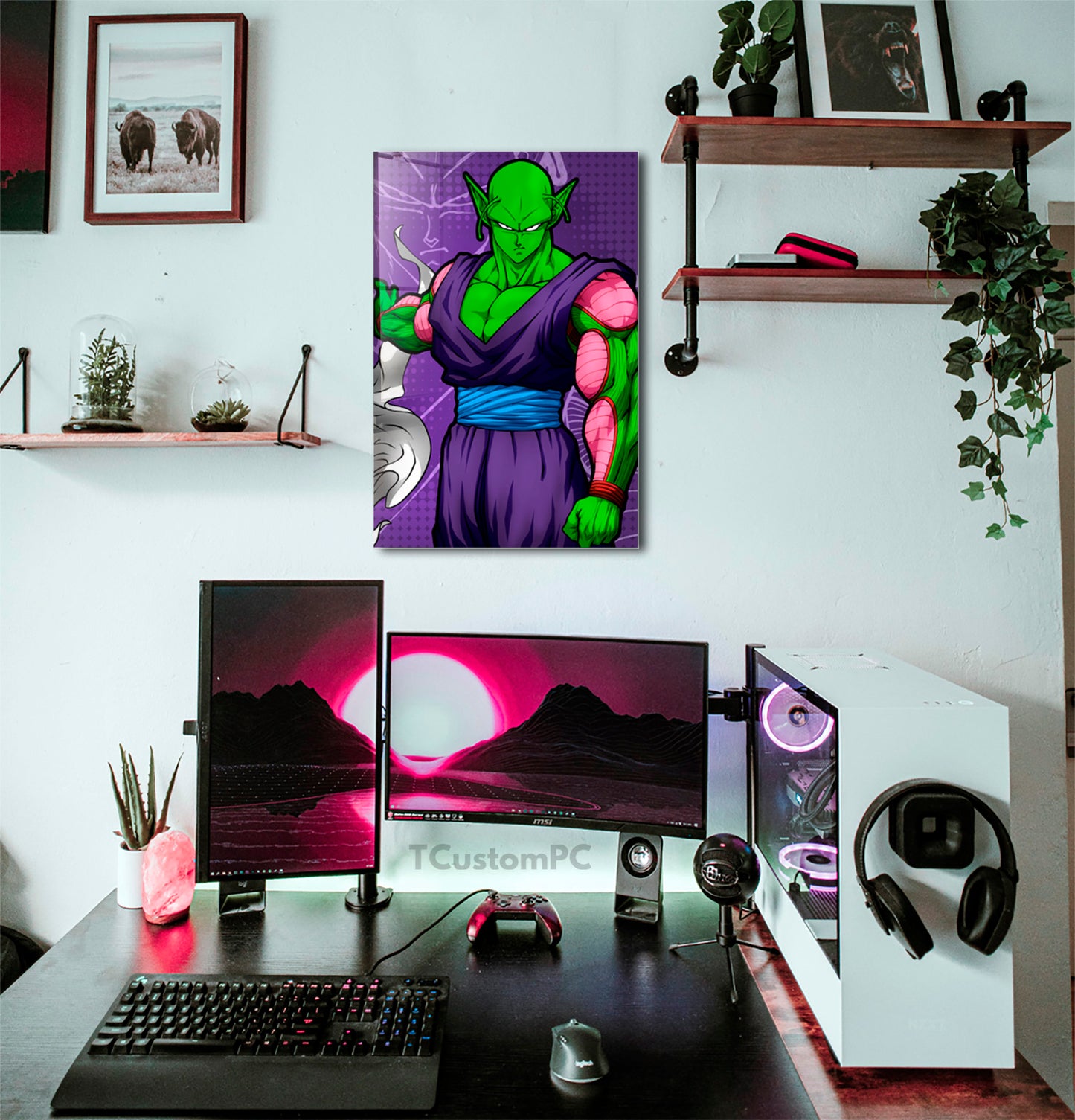 Wall Art Piccolo Manga Style