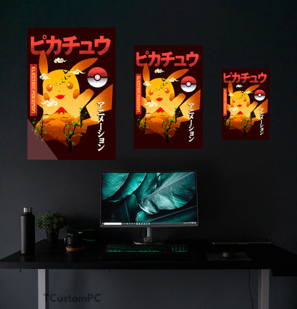 Pintura de Pikachu, Pokemon