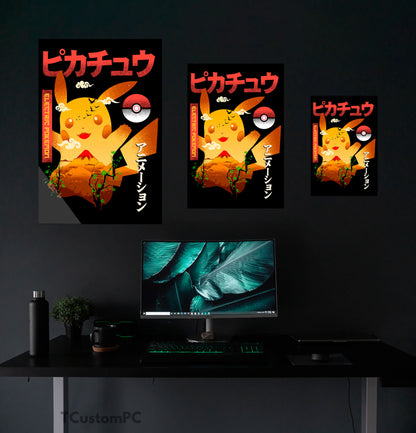 Pikachu painting, Pokemon