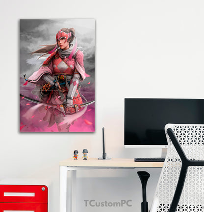 Pink Ranger painting