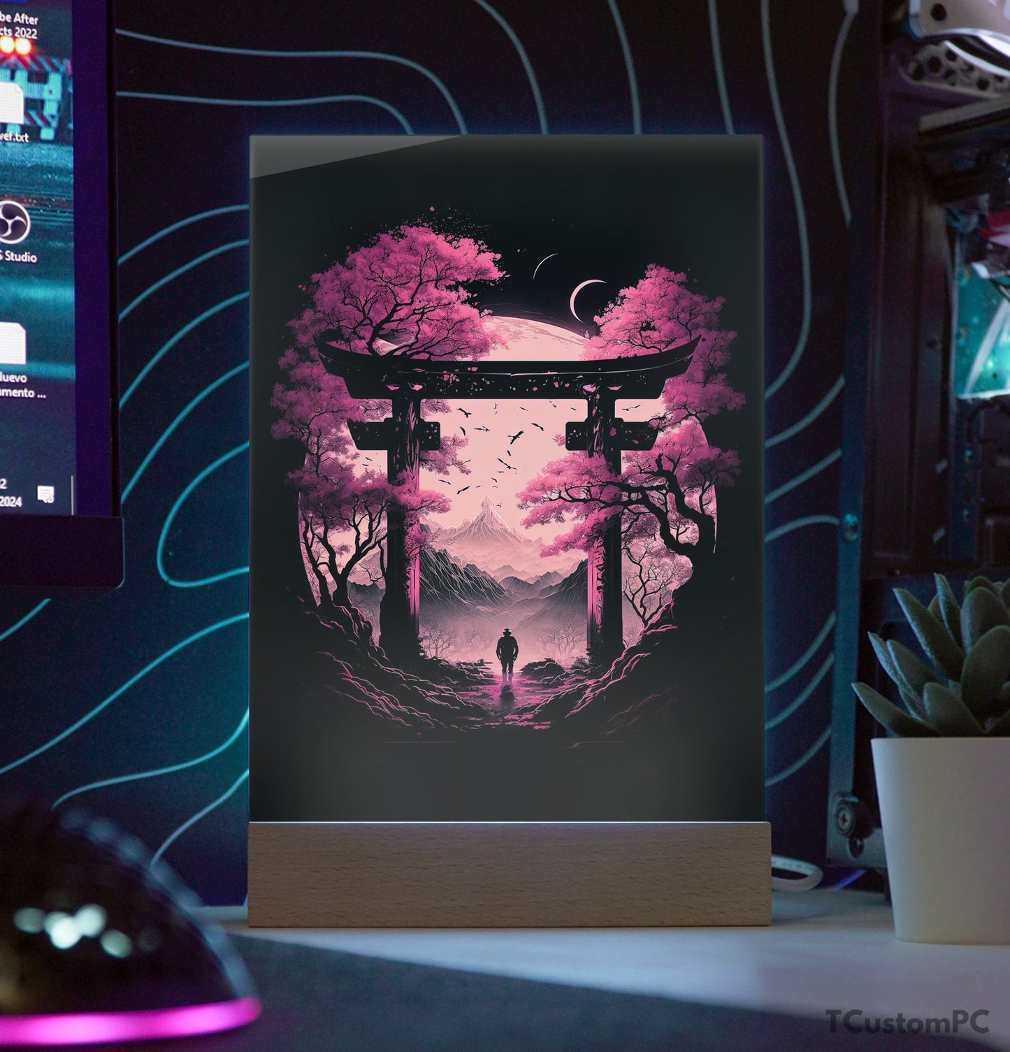 TC-Lamp Pink Torii