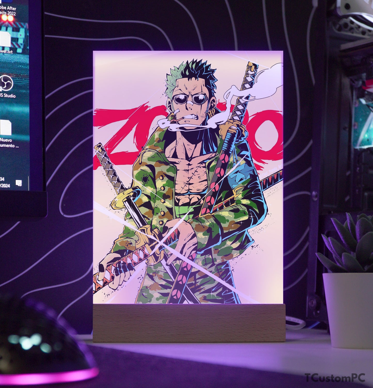 TC-Lamp Pirate Hunter Zoro One Piece