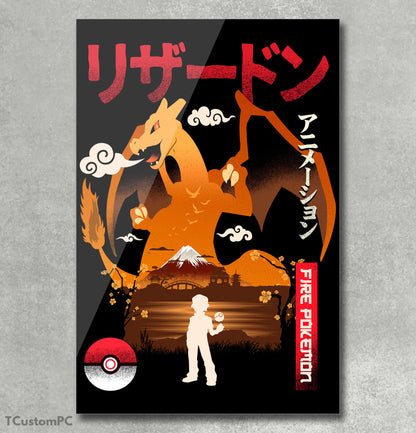 Wall Art de Pokemon, Charizard