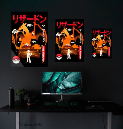 Wall Art de Pokemon, Charizard