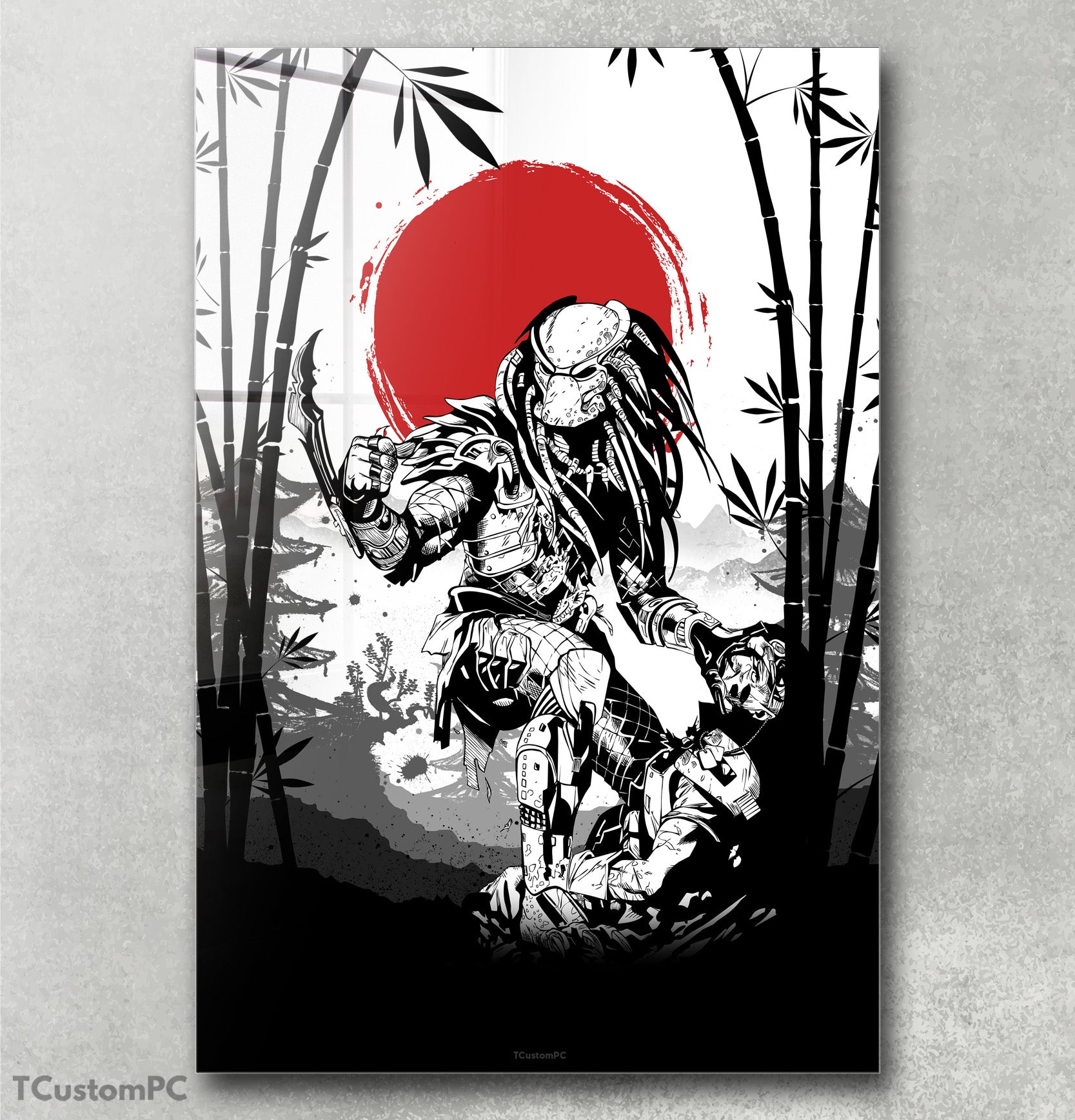 Cuadro Predator Movie Japainase Style, Nuevo Diseño - Cuadro Displate ...