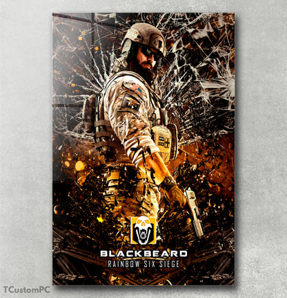 Quadro Rainbow Six Seige - Barba Negra