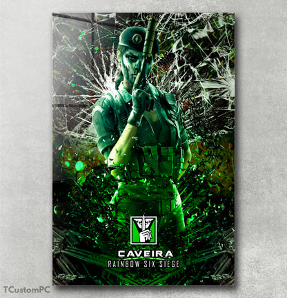 Pintura Rainbow Six Seige - Caveira