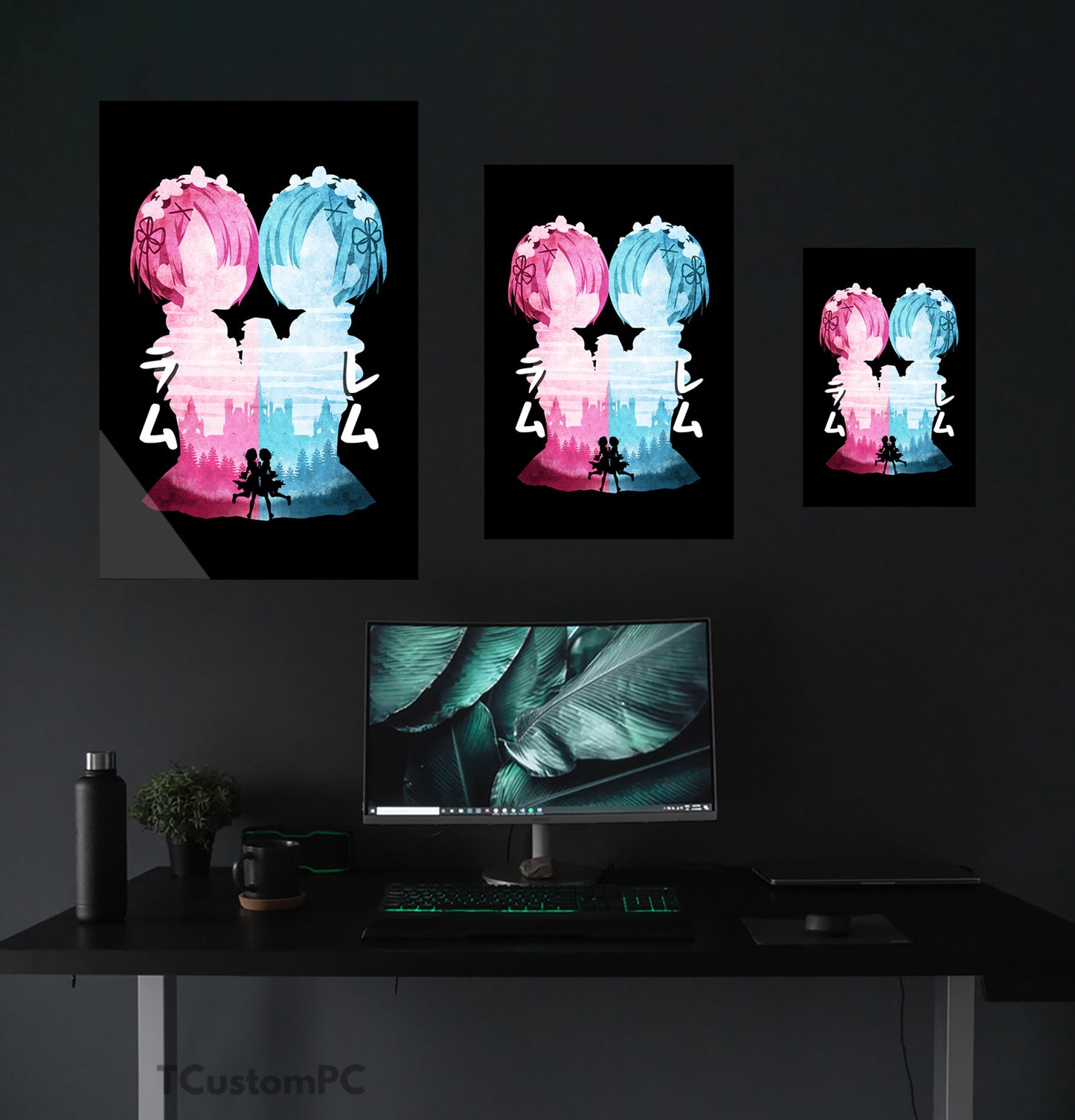 Ram Rem Minimalist Silhouette painting