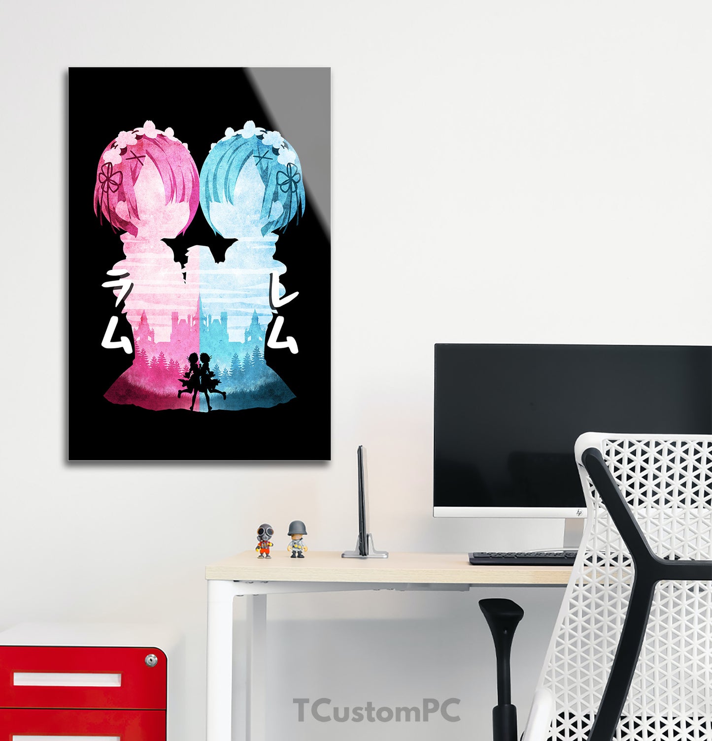 Ram Rem Minimalist Silhouette painting