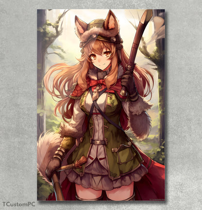 Wall Art Raphtalia, The Rising of the Shield Hero