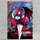 Red Ero Demon Painting