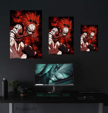 Red Hard Hero painting copy my hero academia