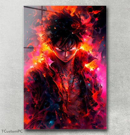 Cuadro Red explosion Luffy