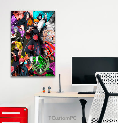 Wall Art Red Figthers Akatsuki