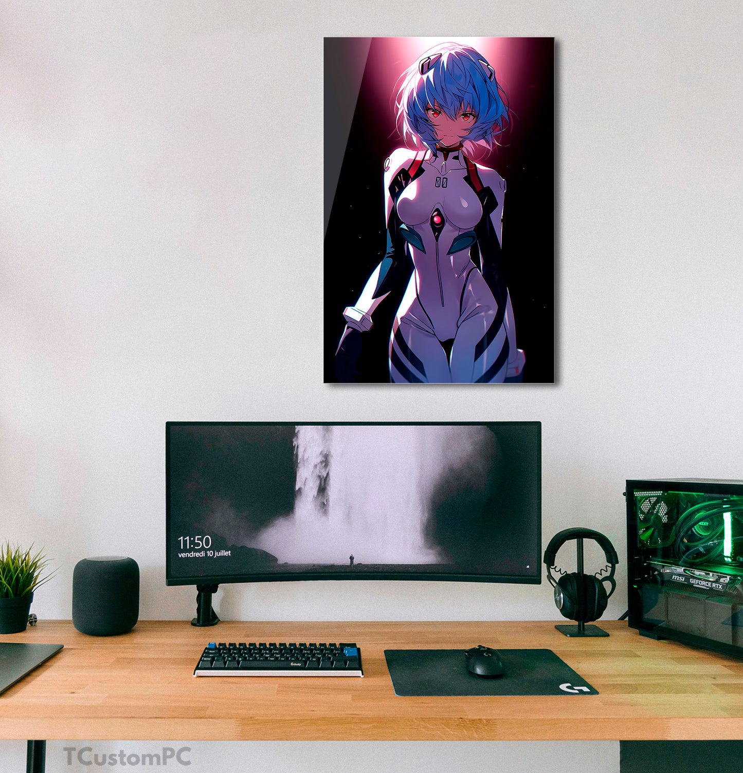 Pintura Rei Evangelion