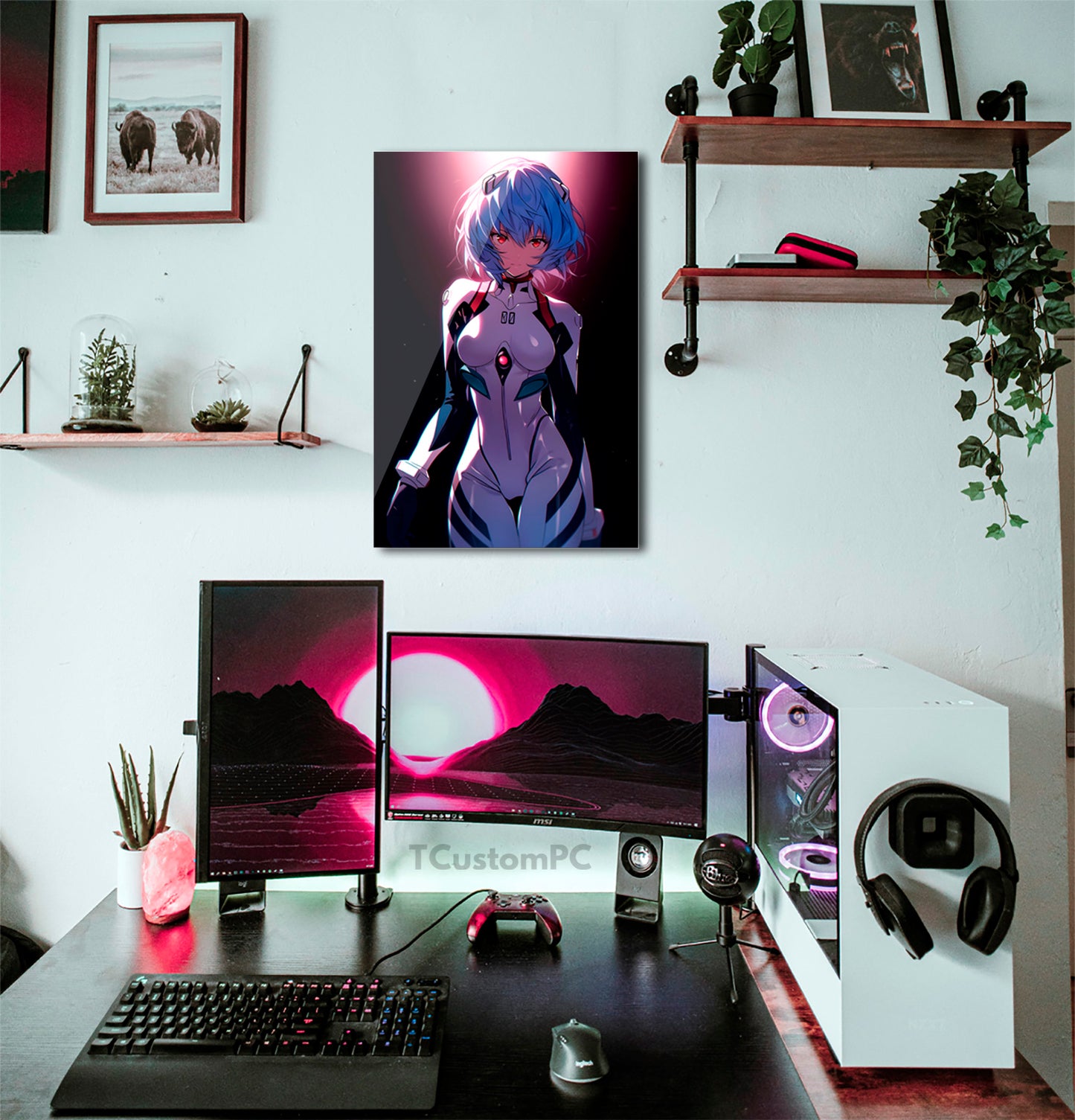 Pintura Rei Evangelion