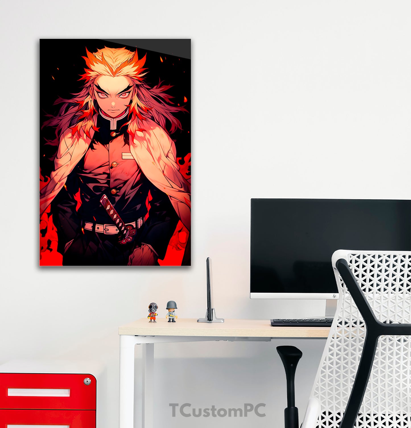 Rengoku 2 Kimetsu No Yaiba painting