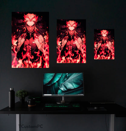 Wall Art Rengoku FIre