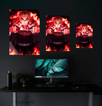 Pintura de Rengokuu Flames Kimetsu no Yaiba