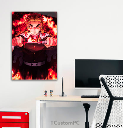 Pintura de Rengokuu Flames Kimetsu no Yaiba