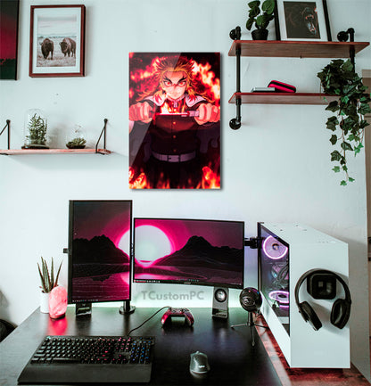 Wall Art Rengokuu Flames Boku No Hero