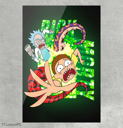 Pintura do Portal 1 de Rick e Morty