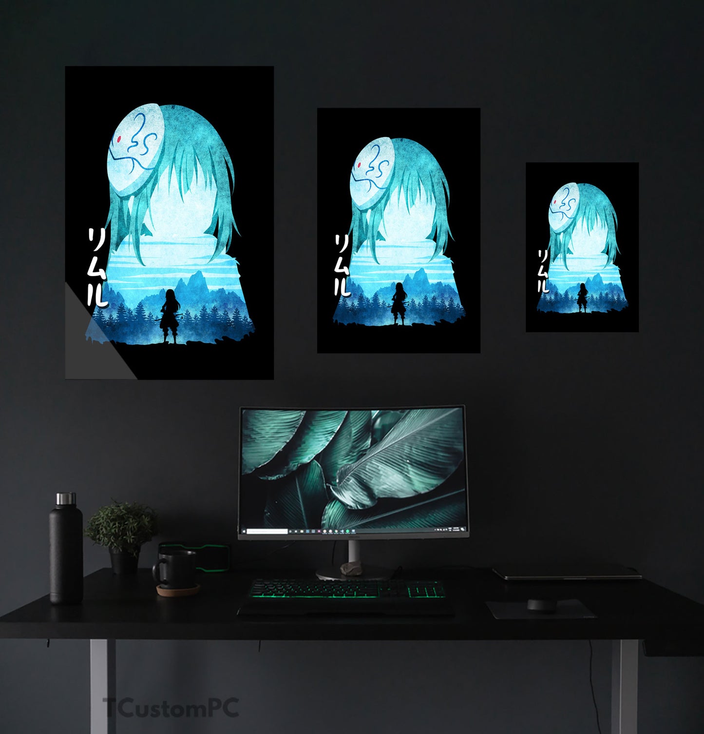 Rimuru Minimalist Silhouette painting