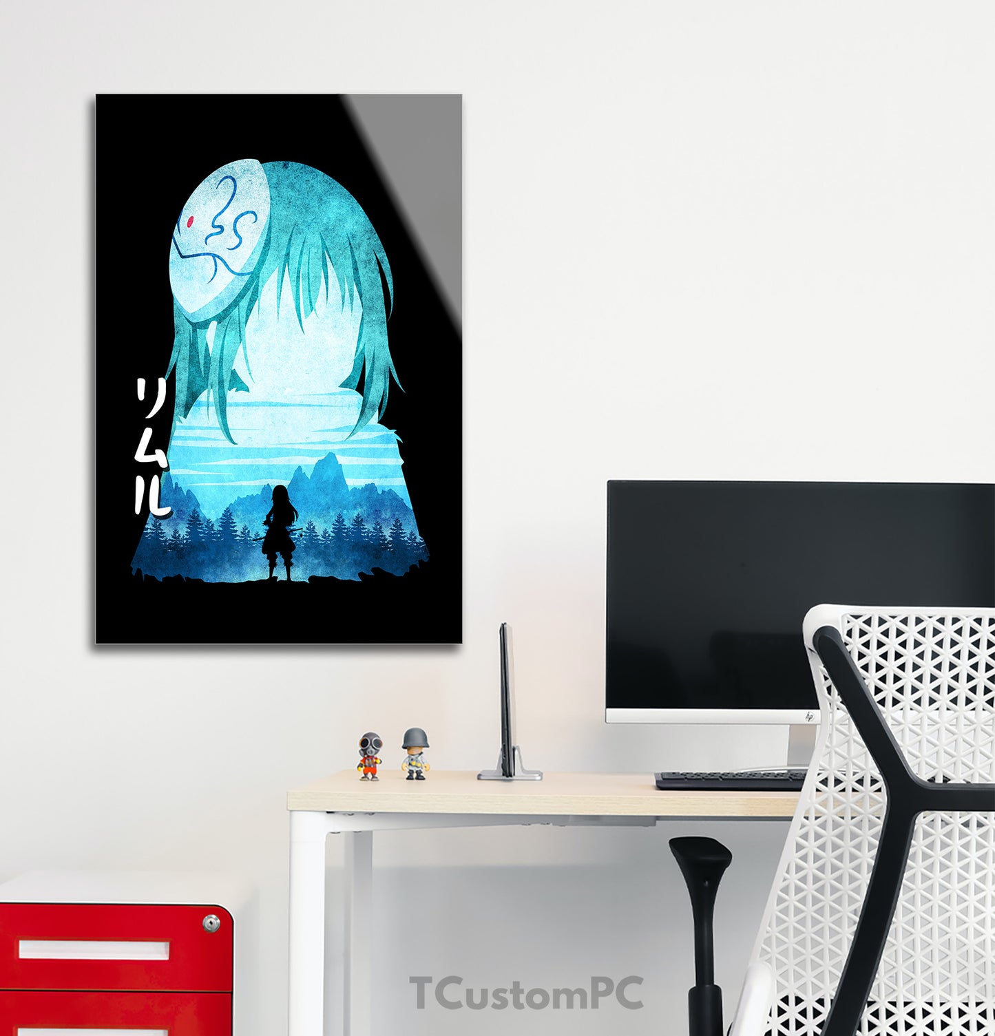 Rimuru Minimalist Silhouette painting