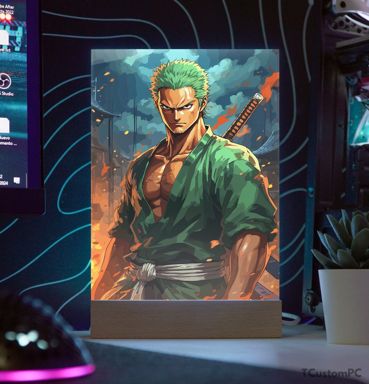 TC-Lamp Roronoa Zoro Irritado