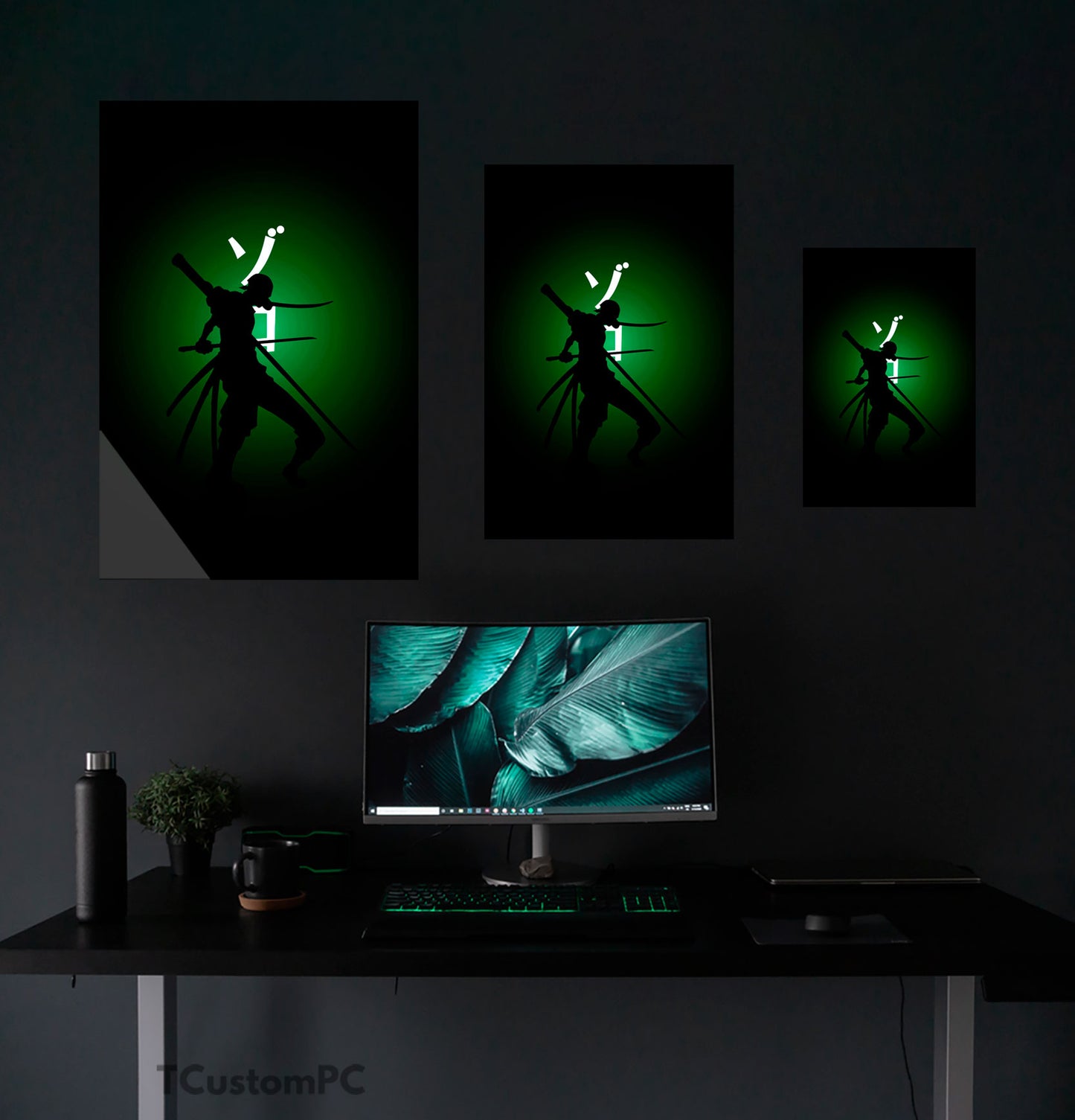 Roronoa Zoro Neon painting