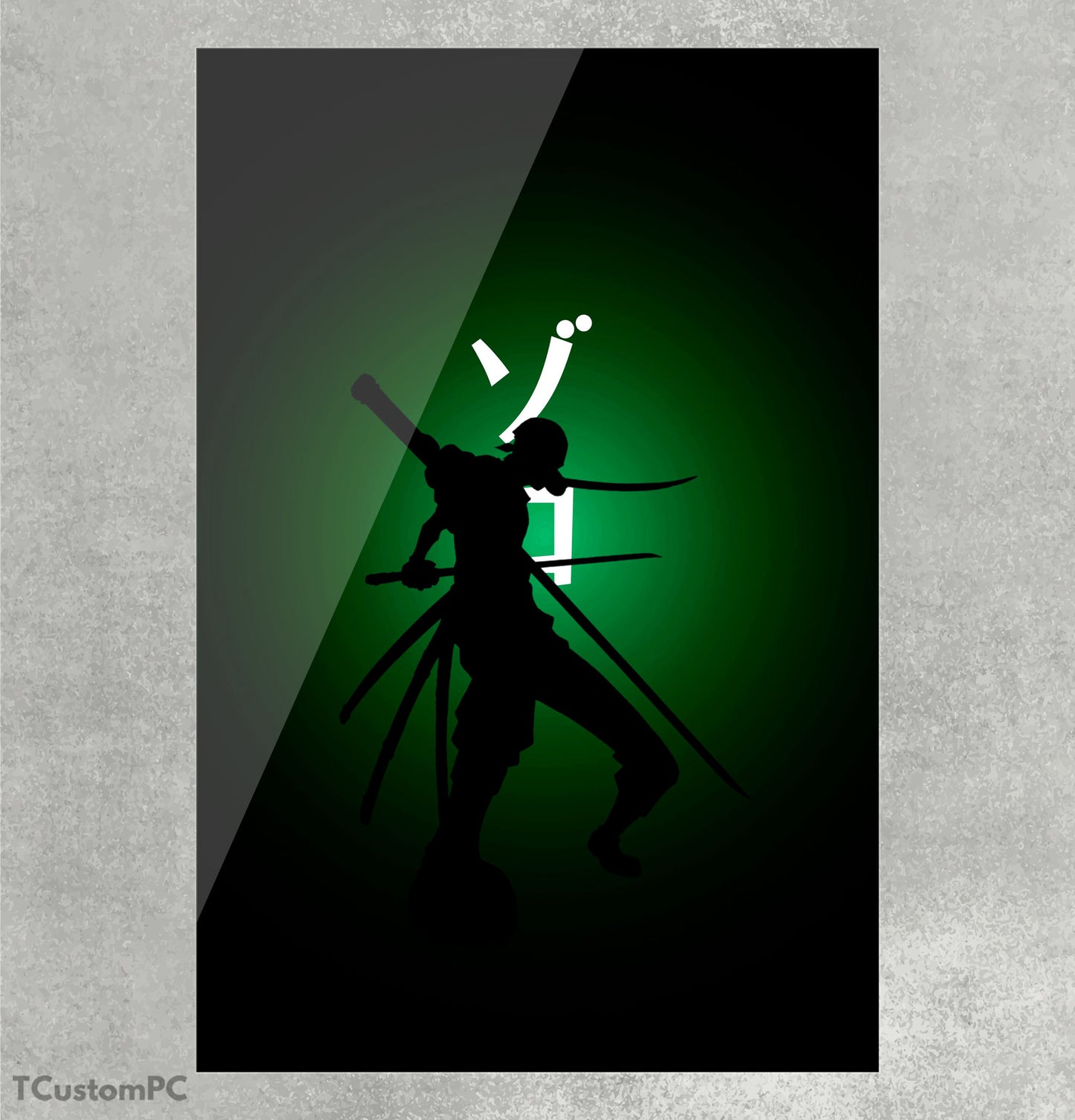 Cuadro Roronoa Zoro Neon