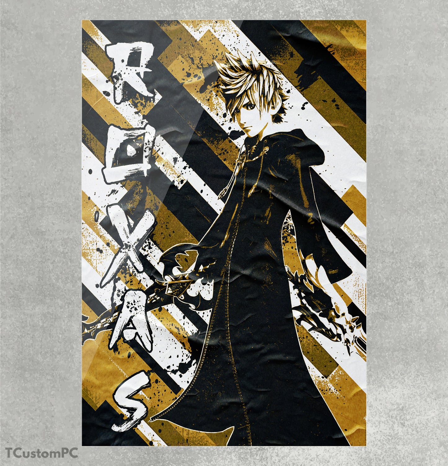 Roxas POP Grunge 5 Painting