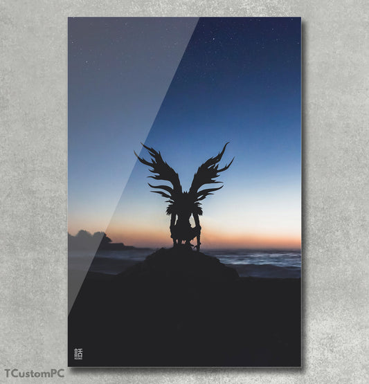 Ryuk silhouette Death Note painting